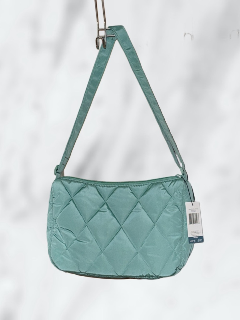 Vera Bradley Quilted Shoulder Bag in Beryl Green